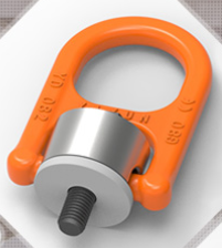 造船厂发电机使用旋转吊环安全起吊作业